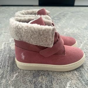 Polo Ralph Lauren Toddler/Little Girl's Siena Booties Shoes in size 9.5